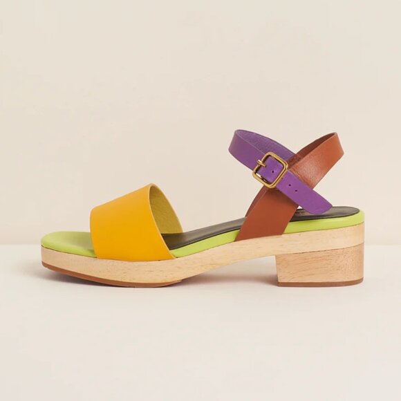 Allie in Nassau Charlotte Stone Clog Sandals - Picture 2 of 5